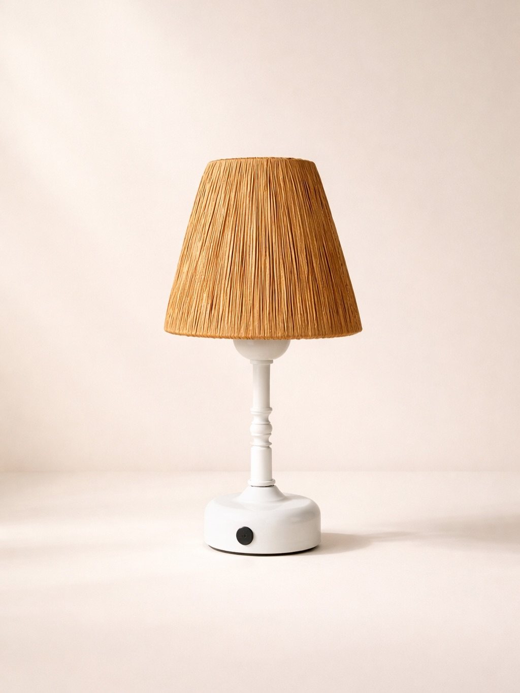 Raffia Shade Table Lamp